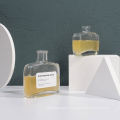 Hot selling Square clear aroma glass diffuser bottle for perfume